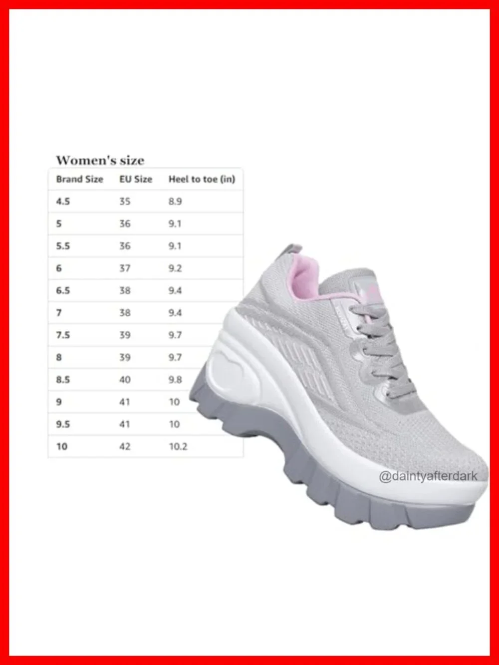Women's Chunky Platform Comfort Orthopedic Wedge Walking Shoes Fashion Sneakers